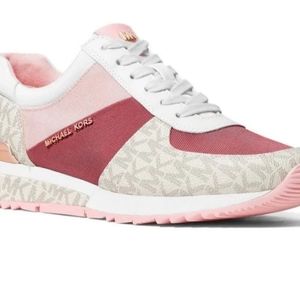Michael Kors Allie Wrap Trainer Tech Canvas